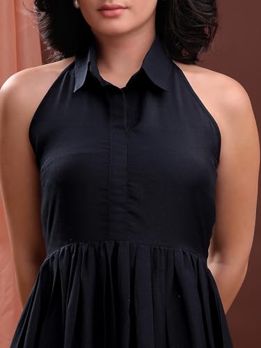 Image of PURVAJA Women's Maxi Cotton Blend Dress (Floe-236-240)