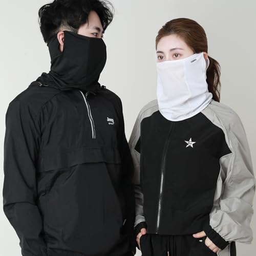 OZERO フェイスカバー uvカット 冷感 日焼け防止 耳掛け 夏用 首カバー の商品画像 5