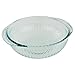 Pyrex Serveware 2-Qt Sculpted Bowl, Clear