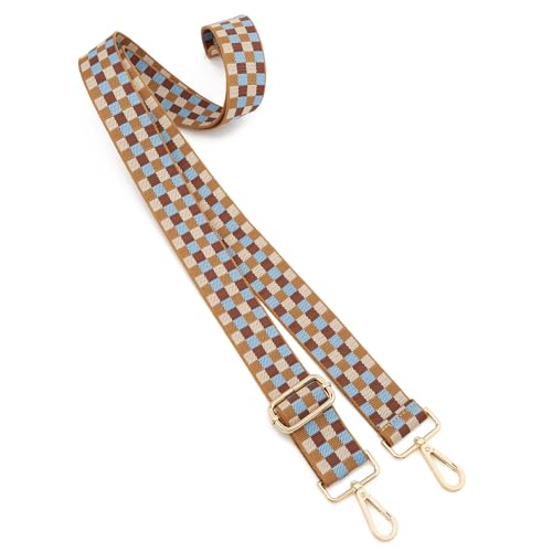 Image of ZOOEASS Wide Shoulder Strap Adjustable Replacement Belt Guitar Style Crossbody Bag Handbag Strap Multicolor Canvas Straps(Wide:1.5in)(Color25)