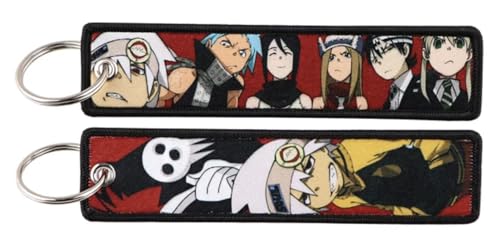 Image of Soul Eater Anime Manga Keychain Key Tag Chain Fob Ring