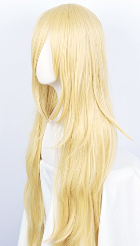 Linfairy Long Blonde Rachel Wig Halloween Cosplay Costume Wig for Women 90CM - Image 3