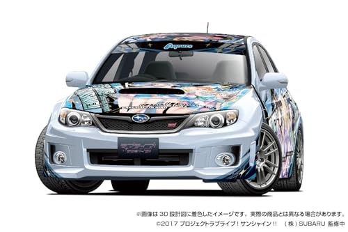 Love Live! Subaru GRB Impreza 1:24 Kit Modelo miniatura 3