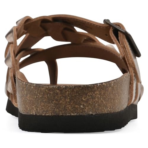 Image of White Mountain Women's Harrington Braided Footbed Sandal