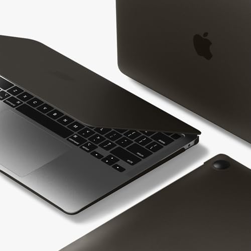 Image of DailyObjects Grey Frosted Hardshell Protective Case for MacBook Air 15 /15.3 inch|Release M4 A3241 M3 A3114 M2 A2941|Sleek Design Light Weight|Impact Resistant|Ventilated Bottom