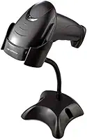Leitor de Código de Barras C3Tech LB-50BK Preto Sensor Laser com Suporte, Ergonômico Bidirecional USB, Le Boleto Bancário, Boleto Concessionária, Notas Fiscais DANFEs