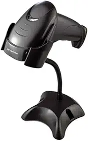 Leitor de Código de Barras C3Tech LB-50BK Preto Sensor Laser com Suporte, Ergonômico Bidirecional USB, Le Boleto Bancário, Boleto Concessionária, Notas Fiscais DANFEs