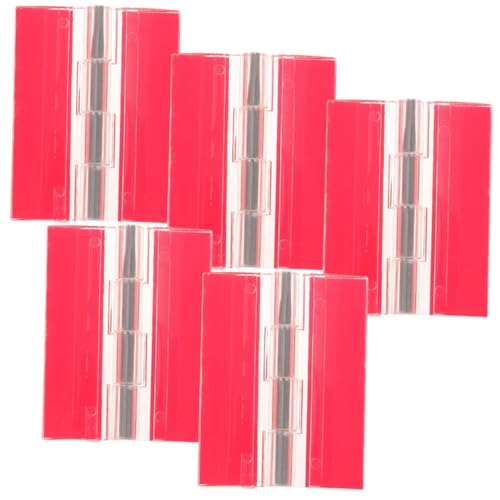 CIYODO 5pcs Self-Adhesive Hinge Self Adhesive Piano Hinge Door Hinges Clear Hinges Continuous Piano Hinge Hinges for Cabinet Doors Tiny Piano Self Adhesive Folding Hinges Acrylic