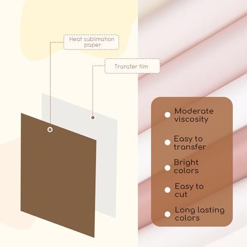 Papier transfert sublimation couleur peau Tintnut 18 feuilles 30x25 cm