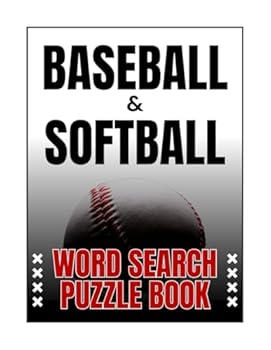 Paperback Baseball & Softball Word Search Puzzle Book