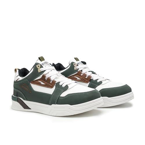 Image of ASIAN Men CHICAGO-11 Stylish Casual Mid Top Sneakers and Trendy Shoes with Laces for Men & Boys | Perfect for Wearing to Outings, and Comfortable All-Day Use, Stylish and Durable