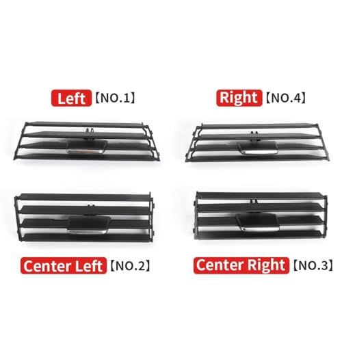 Clip para rejilla de ventilación de aire acondicionado compatible con Serie 3 E90 E92 2005-2012 5