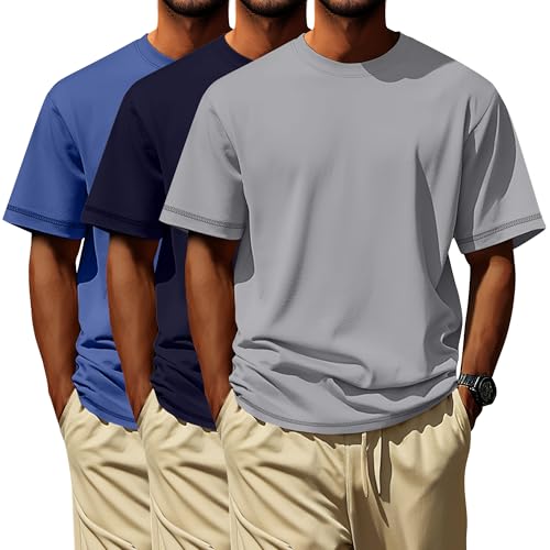 Image of Neer 3 Pack Big and Tall T-Shirts for Men L-7xl Tops