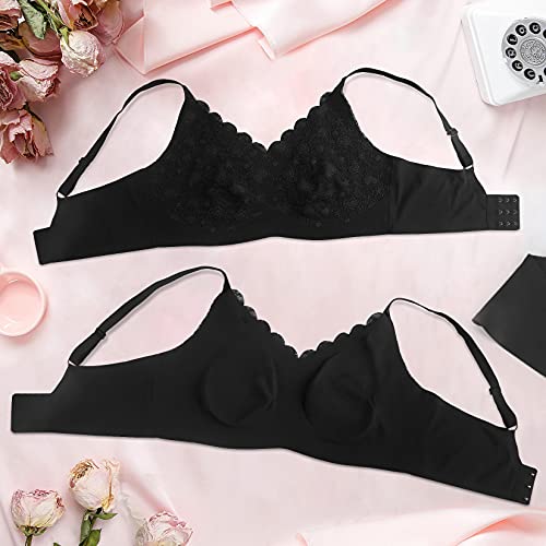 IVITA Mastectomy Bra Post Surgery Pocket Bra Silicone Breast Forms Prosthesis Fake Boobs Crossdressers Transgender