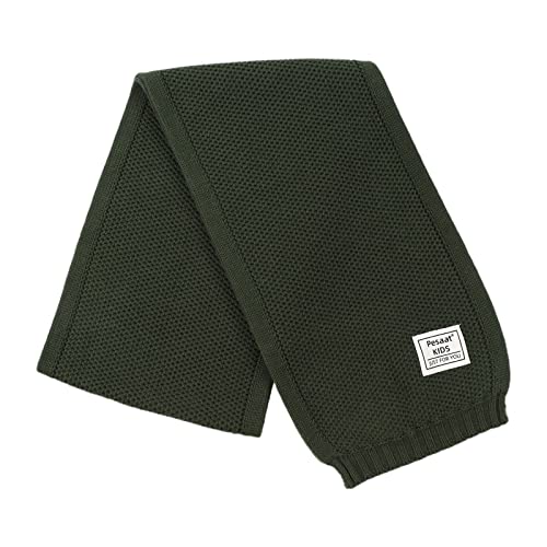 PESAAT Kids Winter Infinity Scarf Knit Toddler Boy Girls Scarves Cotton Outdoor Neck Warmer for Children 3-15 Years2