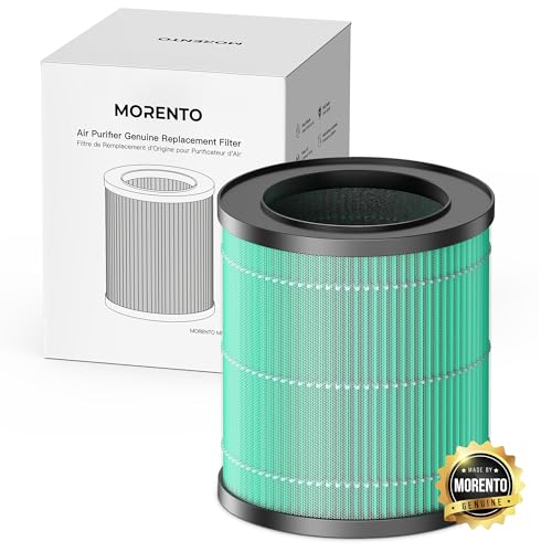 MORENTO 1 Pack MR2566 Genuine Air Purifier Replacement Filter for MR2566 Air Purifier, Pet Dander Version
