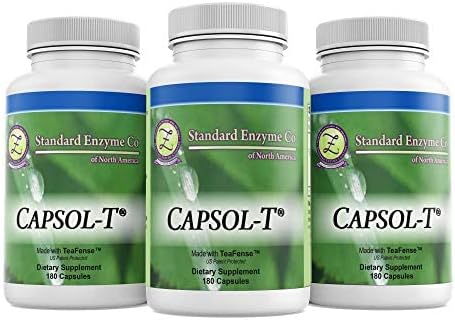 ® - Food Based Supplement - Made with Decaffeinated Green Tea and Red Chili Pepper Extracts (180 Capsules)
