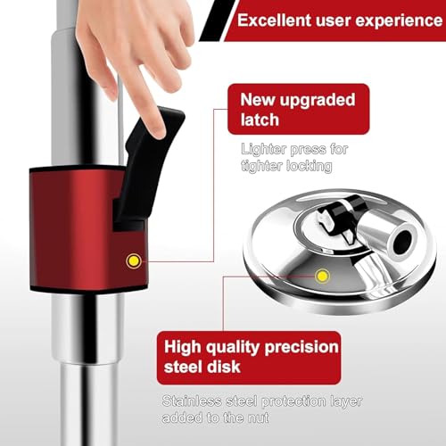 Image of 360 Spin Mop with Stainless Steel Extendable Rod | Rotating Plate, Mop Head | Refill Included | Microfiber Floor Cleaning | Multipurpose Cleaning Tool