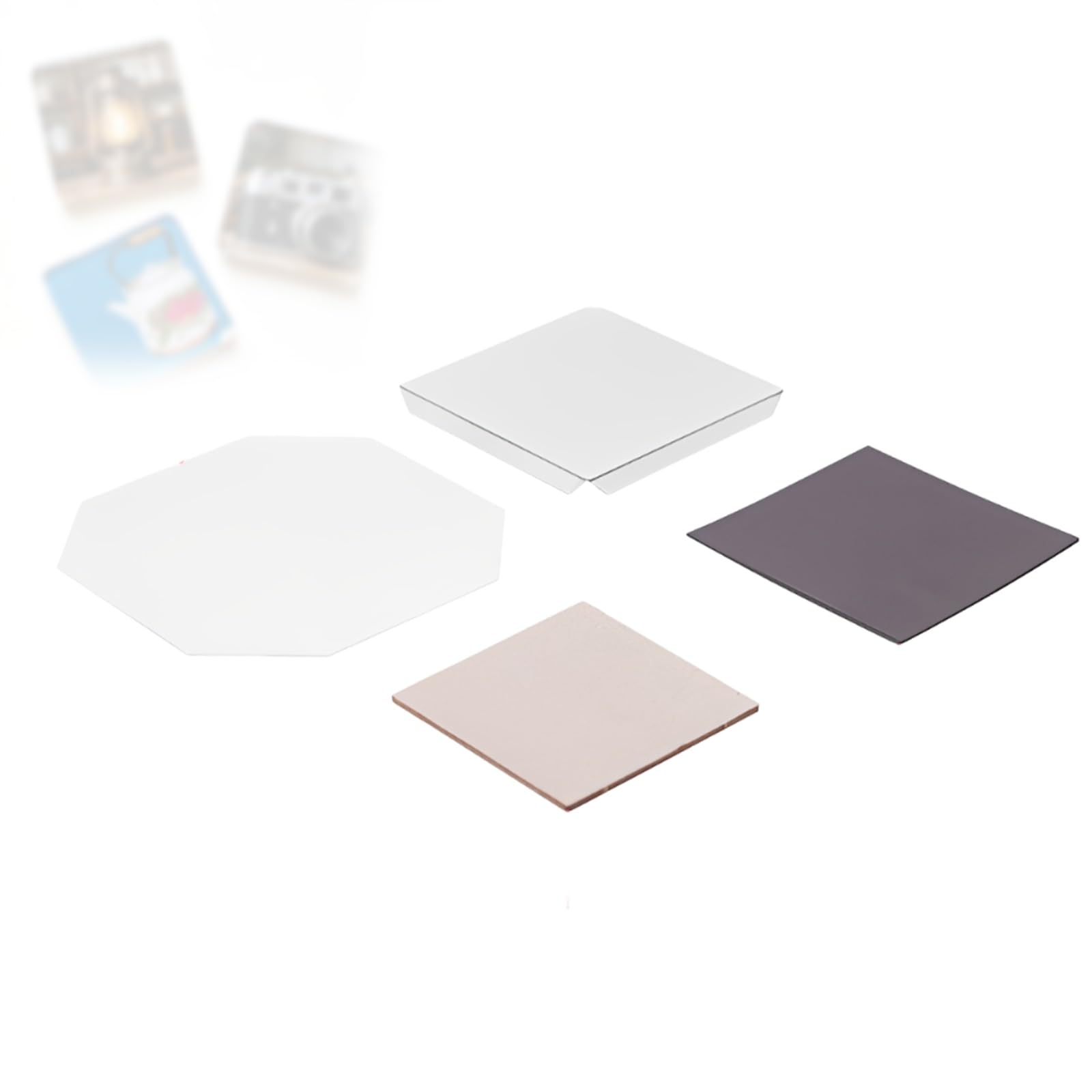Materiales magnéticos para nevera con fotos DIY imán de cartón para archivadores metálicos