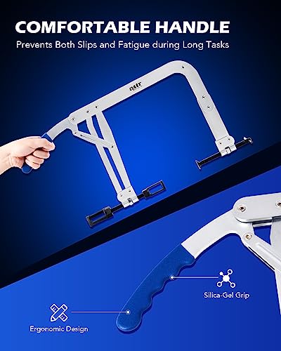 Image of Orion Motor Tech Large Valve Spring Compressor Tool, Valve Spring Removal Tool & Adjustment Tool with 1 inch & 1-3 /16 inch Adapters, Direct Action Valve Spring Compression Tool for Overhead Valve Engines