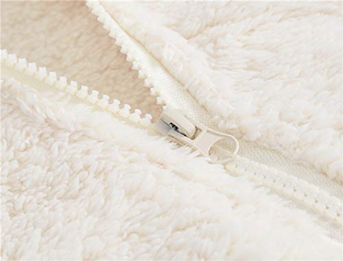 Image of Toddler Girls Boys Fleece Hoody Jacket Zip Up Teddy Coat Warm Winter Outwear