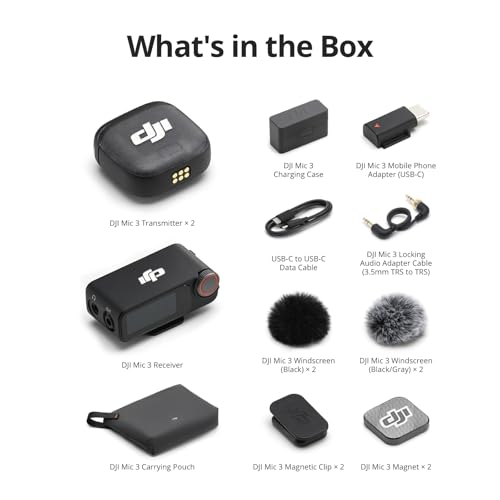 DJI Mic 3 (2 TX + 1 RX + Charging Case), Wireless Microphone - image 8