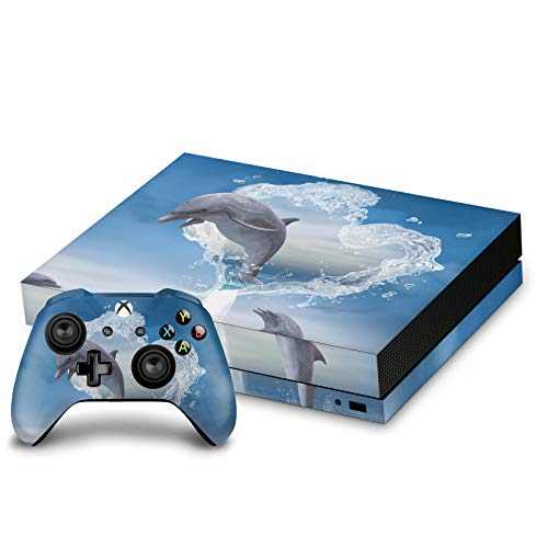 Skin Xbox One X console et manette autocollant vinyle Simone Gatterwe