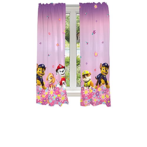 Franco Ensemble de Rideaux de fenêtre pour Chambre d'enfant, 208,3 x 160 cm, Paw Patrol Girls