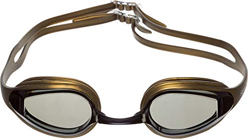 Swim Research Adult Respecs Goggle (Regular & Mirrored) (Gold/Smoke Lens)