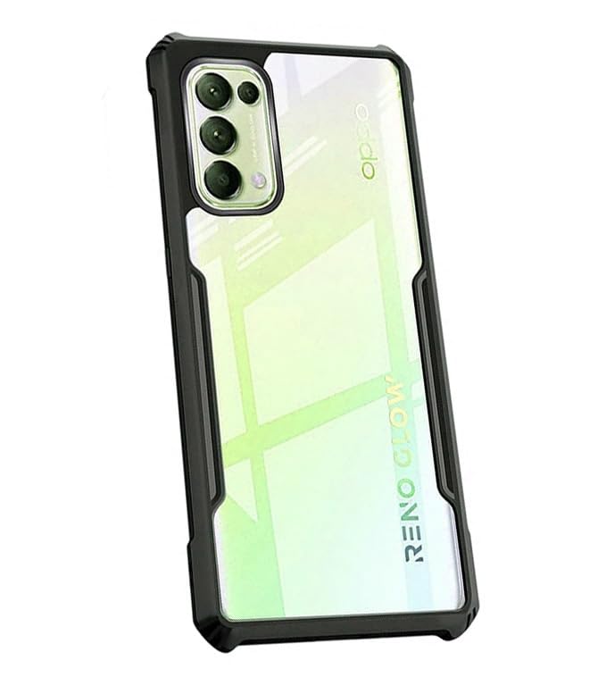 COBERTA Back Cover for OPPO Reno5 Pro 5G Back Cover Case - Black Transparent (B0CGMBV4ZR) Amazon Price History, Amazon Price Tracker