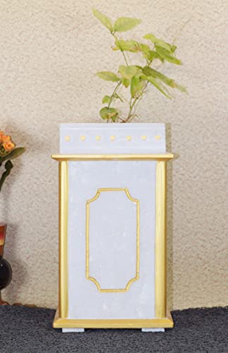 OBRAWAL Marble Tulsi Pot | Planter Pot | Tulsi Planter | Gardening Tulsi Planter | White Marble | Hand Painted - 14x8x8 inch, Approx. [HxLxW] (B08K2M77LJ) Amazon Price History, Amazon Price Tracker