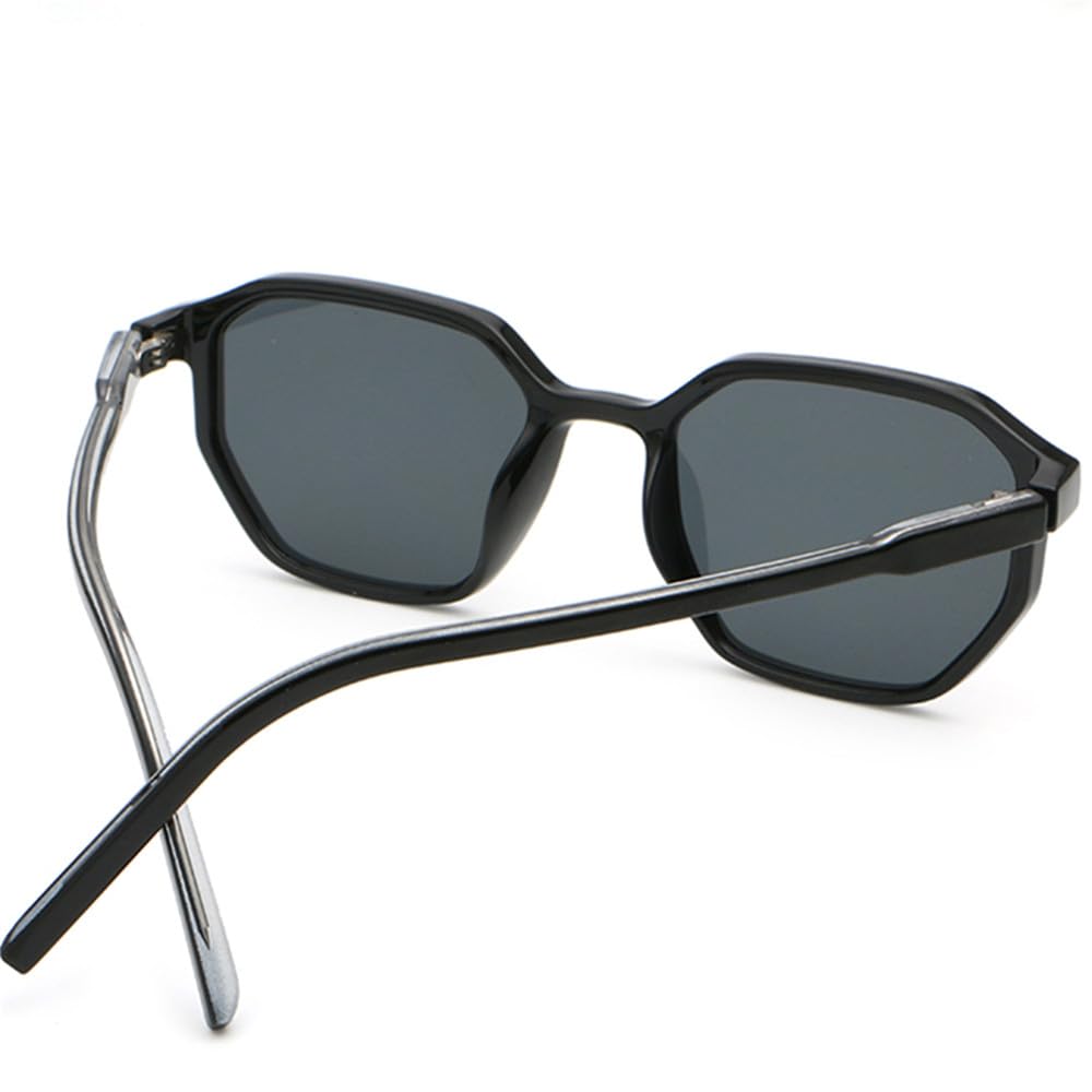 Polygon-Sonnenbrille für Herren, UV400-Acetat-Sonnenbrille für Damen