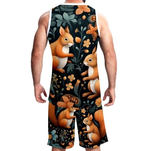 Combinaison de basket-ball mixte grande taille 5XL motif animaux mignons