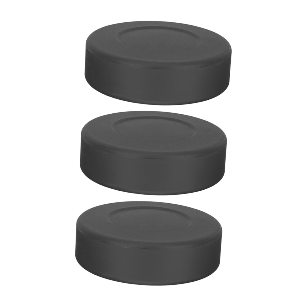 Ice Hockey Practice Balls 3pcs Set of PVC Hockey with Matte Finish Safe Versatile for Indoor/Outdoor Training