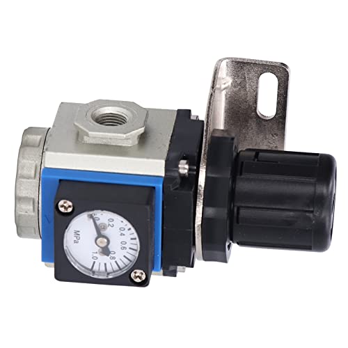 Fdit Air Compressors Pressure Regulator, Aluminum Alloy Mini Pressures