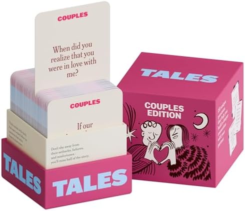 TALES 150 Conversation Starter Cards, Couples Edition, Valentines...