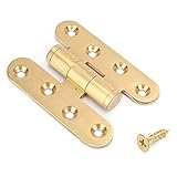 Oumefar Schrankscharnier Polierscharnier Anti-Rost Anti-Deform für Tür(60mm)
