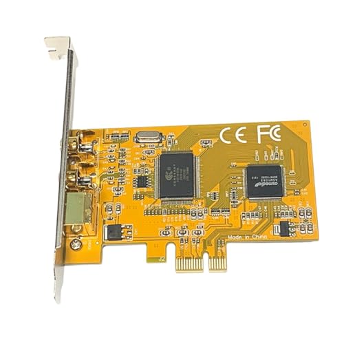 Bloepum PCIE to AV 878A Video Capture Card PCIE 878 Surveillance HD Image 640x480 2 Ports AV Svhs Terminal Connector Capture Card