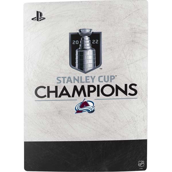 Skinit Decal Gaming Skin Compatible with PS5 Bundle - Officially Licensed NHL 2022 Stanley Cup Champions Avalanche Design