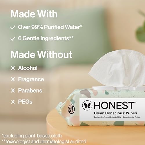 The Honest Company Multi-Use Baby Wipes, Geo Mood, 648 Count - image 4