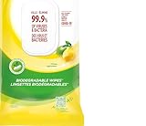 CAMEO Clean Wipes Flatpack, Spring Waterfall, Biodegradable Wipes, Kills 99.9% of Viruses &amp; Bacteria, Bulk Pack of 4, 336 count (4 x 84 count)