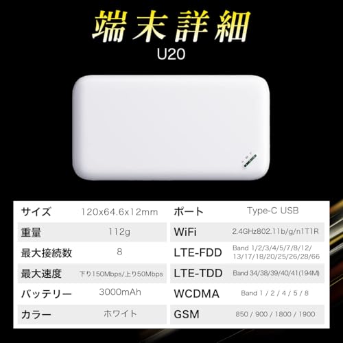 CHEETAH WiFi U20 チーターワイファイ の商品画像 6