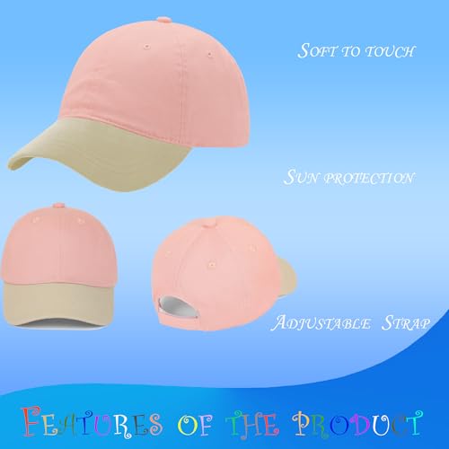 Baby Baseball Cap Toddler Baseball Hat for Boys & Girls - Cotton Infant Sun Hat Adjustable Size for 6M-6Y2