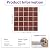 SMOOSTIKC Thicker Dark Red Peel and Stick Backsplash Tiles-10 pcs of 12" x 12"-3D Adhesive Glossy Square Panels Stick on Backsplash Tiles for Kitchen,Bathroom, Vinyl, Waterproof, Interior Wall Tiles