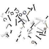 Deal4GO フィリップス フラットヘッド フルハウジング シェル スクリュー スプリング ワッシャーキット Nintendo 3DS コンソール(2011)用 交換用