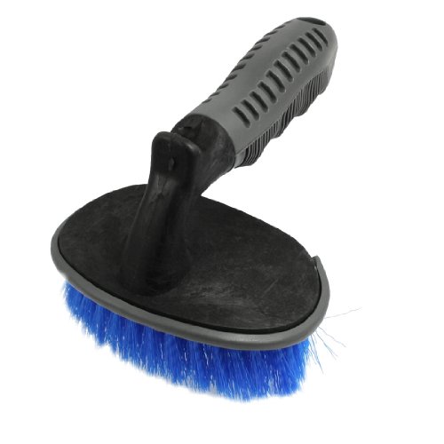 Ruilogod Black Blue Good performance Handle Car Vehicile Tire Wheel Cleaning Brush