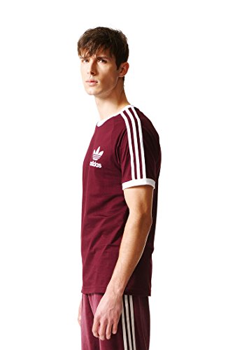 Adidas Clfn Tee, Maglietta Uomo, Marrone, Large