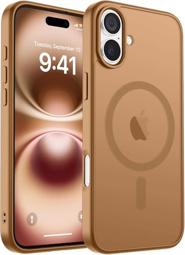 Image of AIBEX Back Cover for Samsung Galaxy S23 Ultra 5G MagSafe Compatible | Slim Case with Wireless Charging Support | Anti-Scratch, Anti-Fingerprint & Lightweight Military-Grade Protective Cover - Brown