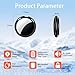 Tracker Tags 4 Pack [Apple MFi Certified] Pair with Apple Find My(iOS Only) Smart Bluetooth Tracking Tags Key Finder Item Locator Waterproof Worldwide Tracker for Pets Wallet Backpack Dogs Luggage