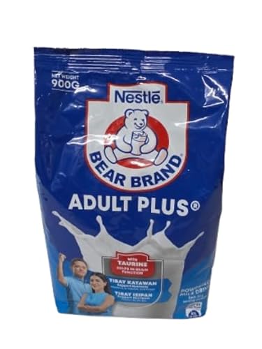 Bear Brand Adult Plus Powdered Milk Drink 900 grams per pack (1 x 900 grams)